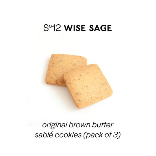 S°12 wise sage (sablé cookies)