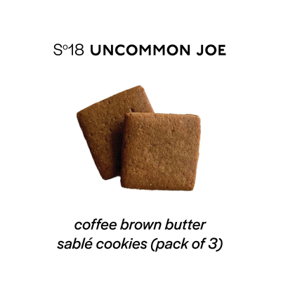 S°18 uncommon joe (sablé cookies)