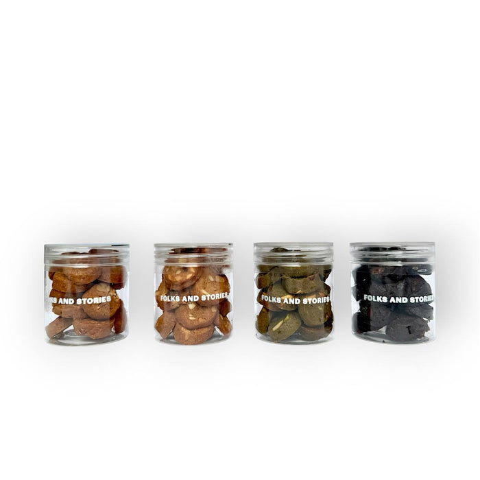 box of 4 bottled cookies