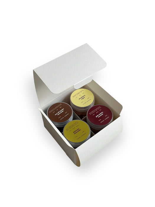 box of 4 petite bottled cookies