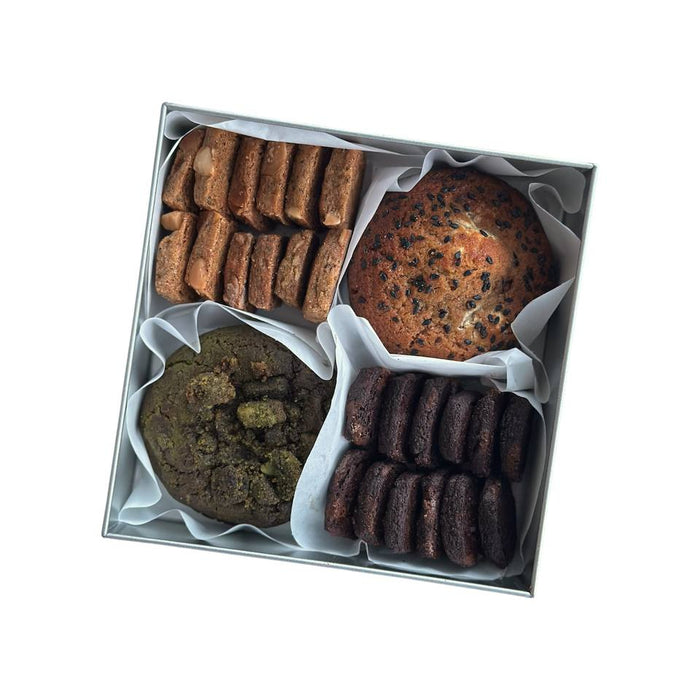 soft baked + crunchies assortment (tin box of 4)